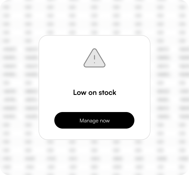 Low-Stock Alerts