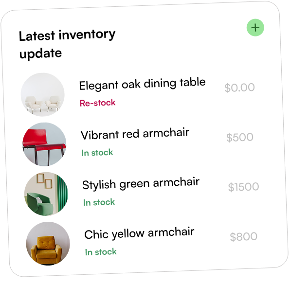 Always know what’s in stock... and where