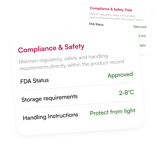 Compliance & Safety Fields
